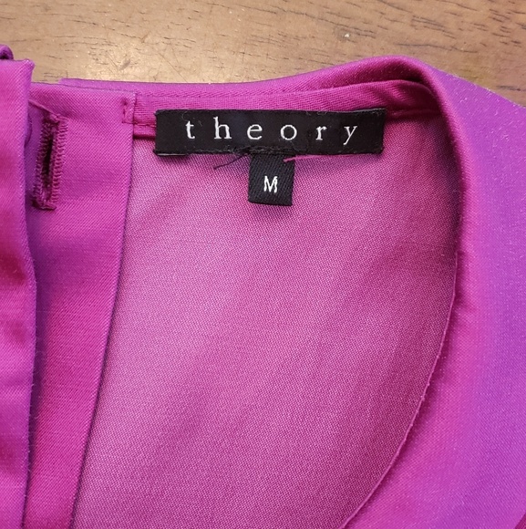 Theory Fuchsia Blouse - Picture 4 of 6